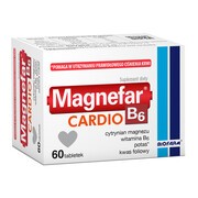 Magnefar B6 Cardio, tabletki, 60 szt.        