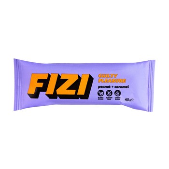 Fizi, Peanut + Caramel, Guilty Pleasure, baton orzechowo-karmelowy, 45 g