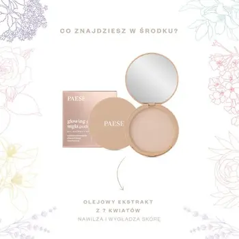 Paese Mgła Pudrowa, rozświetlający puder do twarzy Glowing Powder, 11 light beige, 10 g