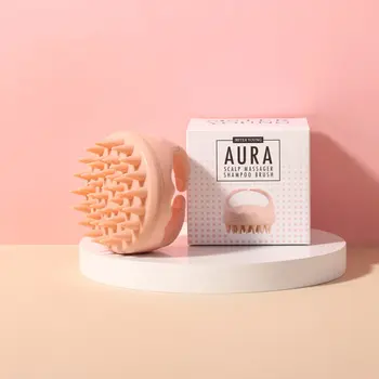 Sister Young, szczotka do mycia i masażu głowy Nude Pink, 1 szt.