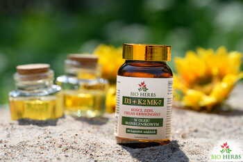 Bio Herbs D3+K2 MK7, kapsułki, 80 szt.
