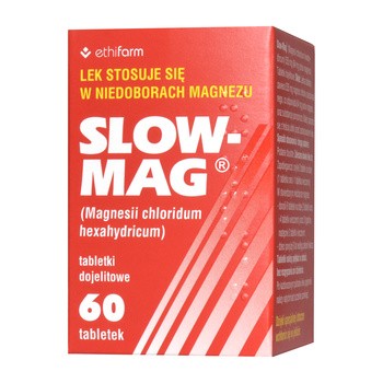 Slow-Mag, tabletki dojelitowe, 60 szt