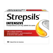 Strepsils Intensive, 8,75 mg, tabletki do ssania, 36 szt.