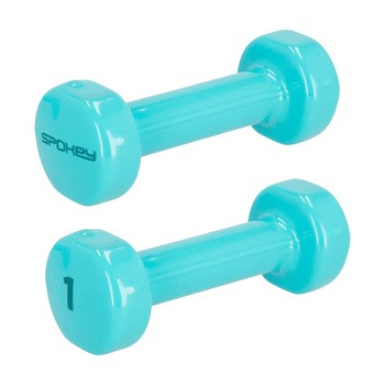 Spokey Shape, zestaw hantli winylowych, 2 x 1 kg