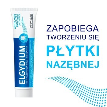 Zestaw Elgydium Sensitive, pasta do zębów w żelu, 75 ml + Elgydium Anti Plaque, pasta do zębów, 75 ml