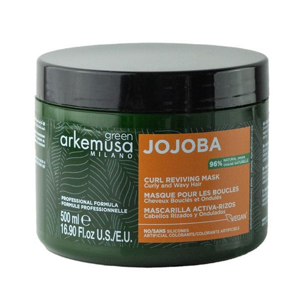 Arkemusa Green Arkemusa Milano Jojoba, Haarmaske lockig und wellig, 500 ml — Inhaltsstoffe und Bewertung