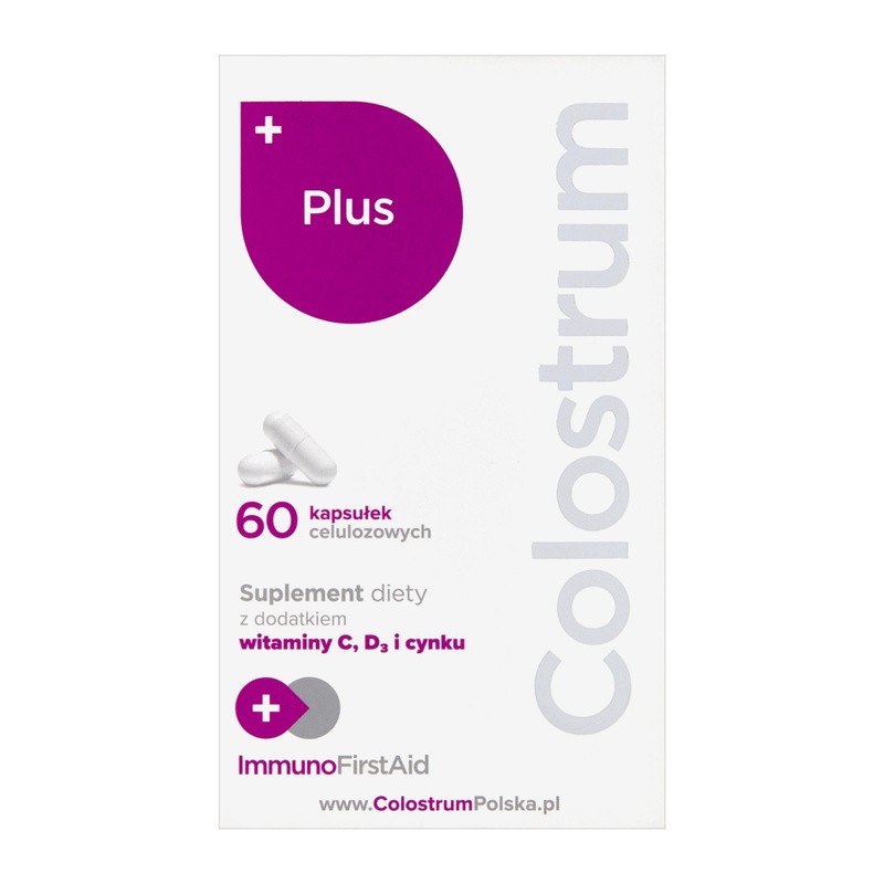 Colostrum Plus, (Colostrum), kapsułki, 60 szt.