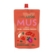 Owolovo Mus Jabłko-Malina-Czerwona porzeczka, 200 g https://azcdn.doz.pl/image/d/product/8d42b113-scale-180x180.png
