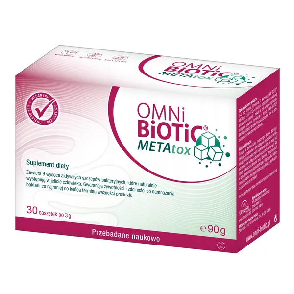 Пробиотик Omni-Biotic METAtox, 9 штаммов, для кишечника, порошок, 30 саше