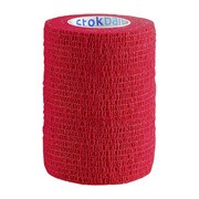 alt StokBan bandaż elastyczny, samoprzylepny, 4,5 m x 7,5 cm, czerwony, 1 szt.