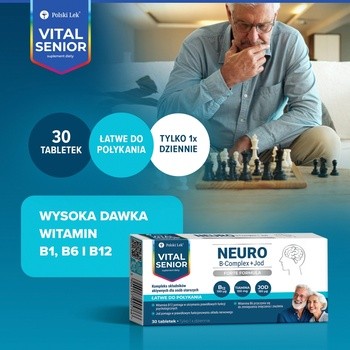 Vital Senior Neuro B-complex + Jod, tabletki, 30 szt.