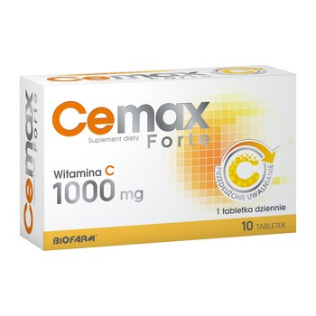 CeMax Forte, 1000 mg, tabletki o przedłużonym uwalnianiu, 10 szt.