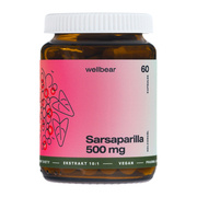 Wellbear Sarsaparilla 500 mg, kapsułki, 60 szt.