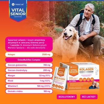 Vital Senior Kolagen, proszek, 30 saszetek