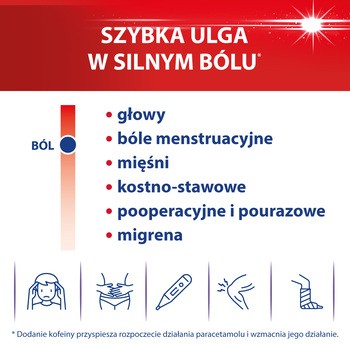 Apap Extra, 500 mg + 65 mg, tabletki powlekane, 50 szt. (butelka)