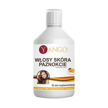 Yango Włosy Skóra Paznokcie, płyn, 500 ml