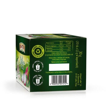 Big-Active, Zielona herbata w torebkach z pitają i miętą, 30 g (1,5 g x 20 szt.)