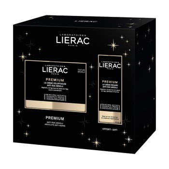 Zestaw Promocyjny Lierac Premium, absolutne działanie anti-aging, odżywczy krem, 50 ml + krem pod oczy, 15 ml