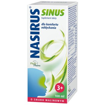 Nasirus Sinus, płyn o smaku malinowym, 100 ml