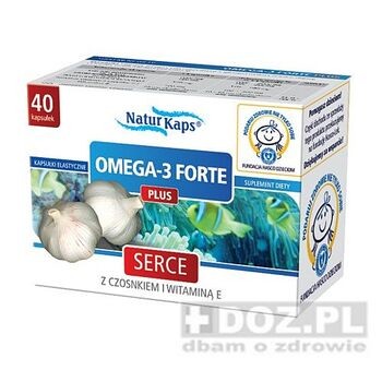 Omega-3 Forte Plus Naturkaps, kapsułki elastyczne, 40 szt