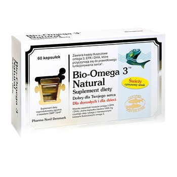 Bio-Omega 3 Natural, kapsułki, 60 szt.