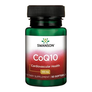 Koenzym Q10,100 mg, kapsułki, 50 szt. (Swanson)