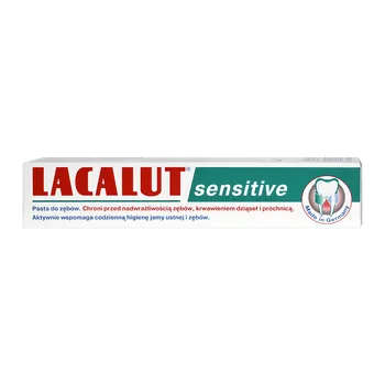 Lacalut sensitive, pasta do zębów wrażliwych, 75 ml