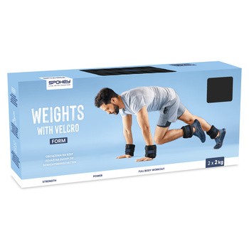 Spokey, Form, obciążenia na rzep 2 kg, 2 szt.