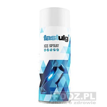 Fastulg Ice Spray, aerozol do stosowania zewnętrznego, 400 ml