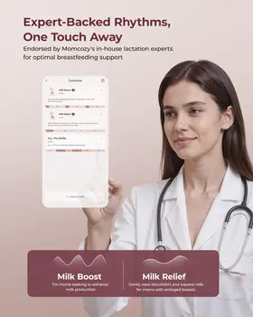 Momcozy M9, podwójny laktator, kolor czerwony, 1 szt.