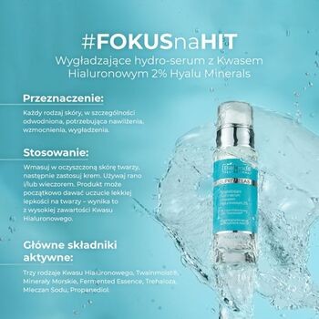 Bielenda Professional SupremeLab, wygładzające hydro-serum z kwasem hialuronowym, 30 ml
