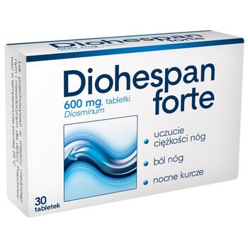 Diohespan Forte, 600 mg, tabletki, 30 szt