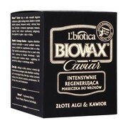 Biovax Glamour Caviar, Złote Algi & Kawior, intensywnie regenerująca maseczka do włosów, 125 ml