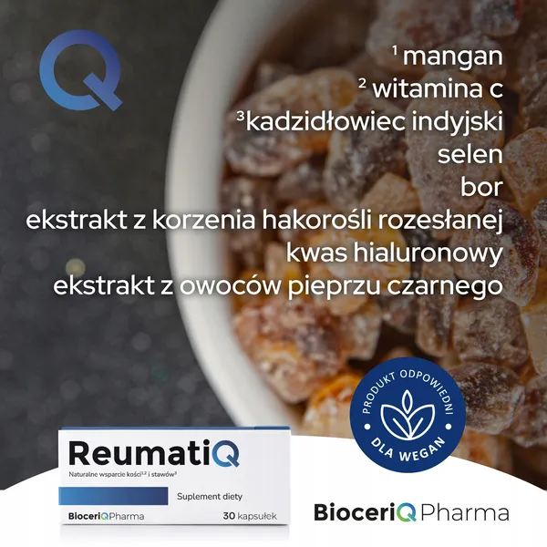 Комплекс для суставов BioceriQ ReumatiQ с гарпагофитумом и босвеллией, 30 капсул — фото 2