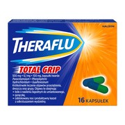 Theraflu Total Grip, kapsułki twarde, 16 szt.