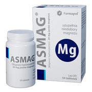 Asmag, 20 mg jonów magnezu, tabletki, 50 szt.