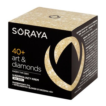 Soraya Art&Diamonds 40+, krem ujędrniający na noc, 50 ml