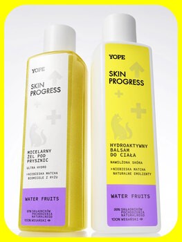 Yope Skin Progress, Water Fruits, micelarny żel pod prysznic, 200 ml