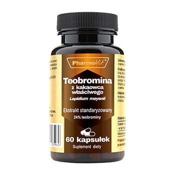 Pharmovit Teobromina z kakaowca właściwego, kapsułki, 60 szt.