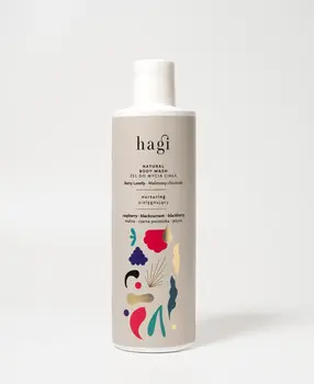 Hagi Natural, Żel do mycia ciała, Malinowy Chruśniak, 300 ml