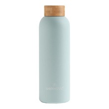 Waterdrop, stalowa butelka termiczna, pastelowy turkus mat, poj. 600 ml, 1 szt.