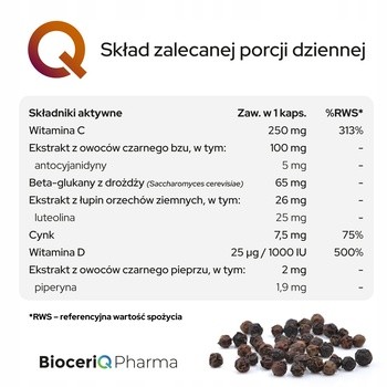 ImmuniQ Forte, kapsułki, 30 szt.