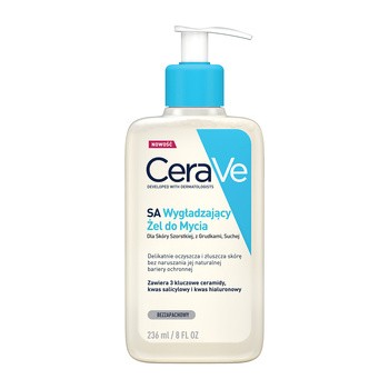 CeraVe SA, wygładzający żel do mycia, 236 ml