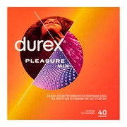 Durex Pleasure Mix (Pleasuremax + Intense), prezerwatywy lateksowe z wypustkami, 40 szt. https://azcdn.doz.pl/image/d/product/744ed04d-scale-180x180.png