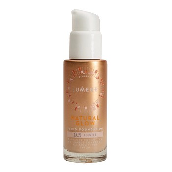 Lumene Natural Glow, podkład rozświetlający SPF 20, 0,5 Light, 30 ml