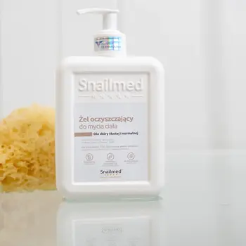 Snailmed, żel oczyszczający do mycia ciała, dla skóry tłustej i normalnej, 320 ml