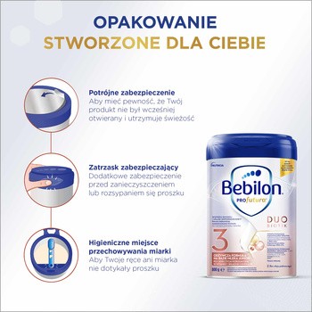 Bebilon Profutura Duo Biotik 3, proszek, 12m+, 800 g