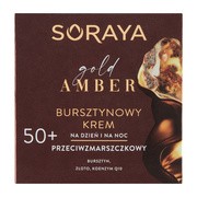 Soraya Gold Amber, bursztynowy krem przeciwzmarszczkowy na dzień i na noc 50+, 50 ml        