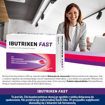 Ibutrixen Fast, 400 mg, kapsułki miękkie, 24 szt.