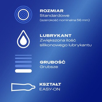 Durex Classic Extra Safe, prezerwatywy lateksowe, 24 szt.